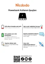 Mcdodo MC-1511 20W 10000 mah Kablosuz Şarj Magsafe Standlı Powerbank - Görsel 8