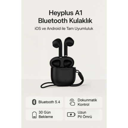 Xiaomi Heyplus A1 Bluetooth Kulaklık , Bluetooth 5.4 (Xiaomi Distribütörü Cepport Türkiye Garantili)