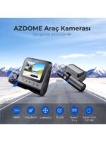 Azdome V600 2CH Çift Kameralı Araç Kamerası 1080P Full HD Gece Görüşü (Xiaomi Distribütörü Cepport Türkiye Garantili) - Görsel 8
