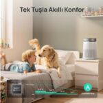 DREO Macro 606 Akıllı Hava Temizleyici – True HEPA, Sessiz Çalışma, Büyük Alan (Evofone Türkiye Resmi Distribütör Garantili) - Görsel 8
