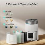 DREO Macro 606 Akıllı Hava Temizleyici – True HEPA, Sessiz Çalışma, Büyük Alan (Evofone Türkiye Resmi Distribütör Garantili) - Görsel 6