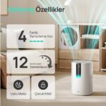 DREO Macro 605S Akıllı Hava Temizleyici – True HEPA, Sessiz Çalışma (Evofone Türkiye Resmi Distribütör Garantili) - Görsel 3