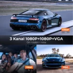 Azdome V600 3 Kameralı Gece Görüşlü, G-Sensör, Geri Görüş Kameralı Su Geçirmez Araç Kamerası (Xiaomi Distribütörü Cepport Türkiye Garantili) - Görsel 4