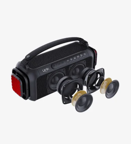 LinkTech M416 Premium IPX5 Sertifikalı Işıklı Bluetooth Hoparlör (LinkTech Türkiye Garantili)
