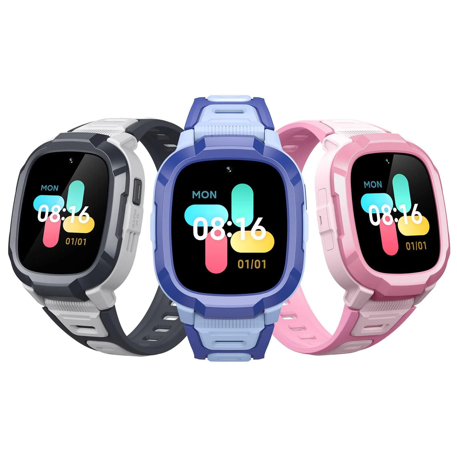 Mibro_Kids_Watch_Phone_P6_Set_1600x Xiaomi Mibro P6 Gps Destekli 4G Akıllı Çocuk Saati (Xiaomi Ecosystem Company) (Xiaomi Mibro Türkiye Garantili) - Görsel 1
