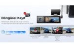 Azdome M500 3 Kameralı 4K Araç Kamerası (Xiaomi Distribütörü Cepport Türkiye Garantili) - Görsel 7