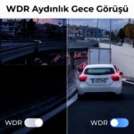 Azdome M660 4 Kameralı 4K Araç Kamerası (Xiaomi Distribütörü Cepport Türkiye Garantili) - Görsel 4