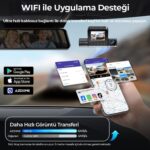 Azdome S58 3 Kameralı 4K Araç Kamerası (Xiaomi Distribütörü Cepport Türkiye Garantili) - Görsel 5