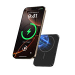 Keephone PB50 Brendy Kevlar 5.000 mAh 20W Type-C ve 15W Kablosuz Şarj Destekli Magsafe Powerbank - Gün Batımı - Görsel 4