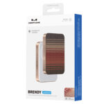 Keephone PB51 Brendy Kevlar 10.000 mAh 22.5W USB 20W Type-C ve 15W Kablosuz Şarj Destekli Magsafe Powerbank - Gün Batımı - Görsel 4