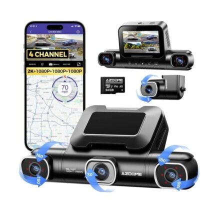 Azdome M660 4 Kameralı 4K Araç Kamerası (Xiaomi Distribütörü Cepport Türkiye Garantili)