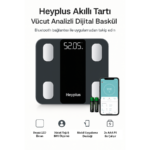 Xiaomi Heyplus Dijital Baskül Yağ Su Kas Vücut Kitle Endeksi Kilo Ölçer Tartı (Xiaomi Distribütörü Cepport Türkiye Garantili)
